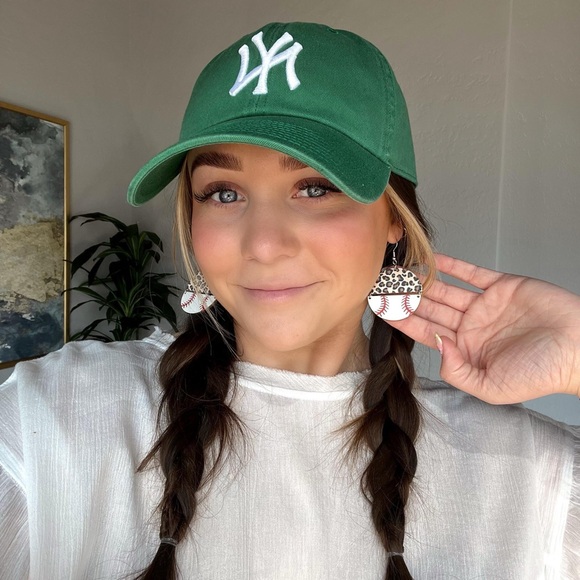 NEW Leopard Baseball Earrings ⚾️ - Picture 7 of 7